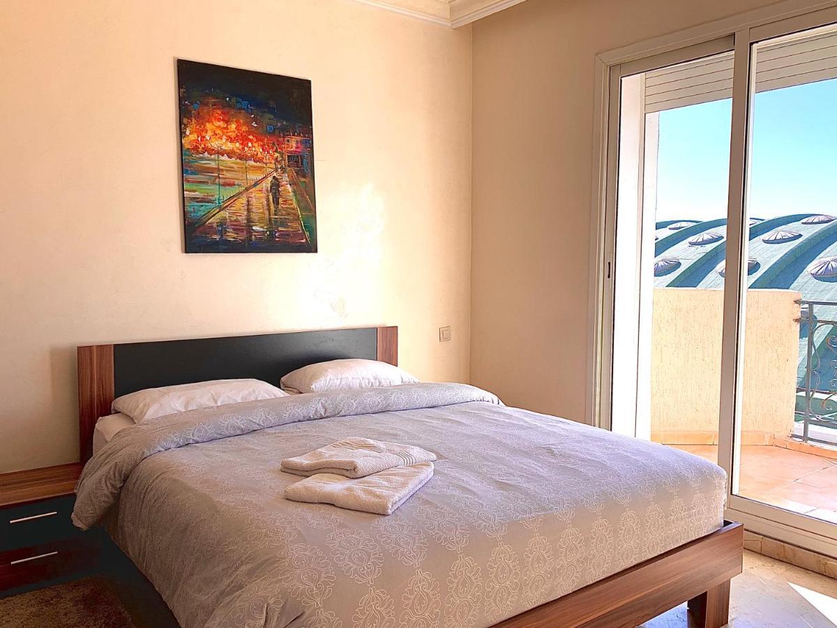 Sab 12 - Amazing View Of The Mosque Hassan. Luxury Apartment. 2 Bedrooms. Kazablanka Dış mekan fotoğraf